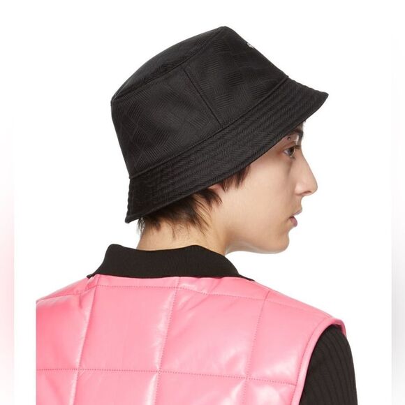 Intreccio Jacquard Nylon Bucket Hat